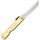 Higonokami Folder Brass Folding Knife,3in,Tanto, Handle HIGO13BR