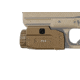 Hilight P4X 1150 Lumens LED Weapon Light, Lithium Ion, SIG Sauer P226, Springfield Armory XD-S, G 19, SIG Sauer P320, G 17, G 34, S&amp;W M&amp;P M2.0, Springfield Armory XD-M, Flat Dark Earth, P4X Tan