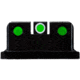 Hiviz 9EZN321 LiteWave H3 S&amp;W M&amp;P 9EZ S&amp;W M&amp;P 9EZ 3 Dot Green/Green Black