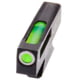 HiViz Litewave H3 Interchangeable Front Sight, S&amp;W DX, 0.208 inch Height, Black, Green Litepipe w/ White Ring, SWN3002