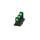 HiViz Interchangeable Litepipe Front Sight, Glock except 42/43/43X/48/MOS, Black, GLAD201
