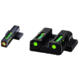 HiViz LiteWave H3 Tritium/Litepipe Pistol Night Sight Set - Fits All S&amp;W M&amp;P Shield In All Calibers, Except M&amp;P CORE/ 22/ Long Slide