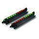 HiViz Two-In-One Magnetic Base, Rib Shotgun Sight Model 400, Extra-Wide, Green/Orange TO400