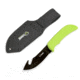 HME Products 3.5in Fixed Blade Knife w/Gut Hook and Heavy-Duty Sheath, HME-KN-FBGH