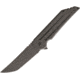 Hoback Knives Kwaiback DLC Black Fallout Folding Knife,3.75in,Standard Edge,Titanium Handle HOB001B