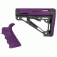 Hogue AR-15/M16 Collapsible Buttstock Kit With Finger Groove Beavertail Grip Purple