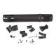 Hogue AR15 Ext. Length FF Forend w/ OverMolded Grip Area/Accessory Attachments, Black 190592
