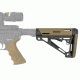 HOGUE AR15/M16 Kit, Finger Groove Beavertail Grip and OverMold Collapsible Buttstock, Fits Comm. Buffer Tube, Flat Dark Earth Rubber 15355