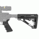 HOGUE AR15/M16 Kit, Finger Groove Beavertail Grip and OverMold Collapsible Buttstock, Fits Comm. Buffer Tube, Black Rubber 15055