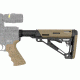 HOGUE AR15/M16 Kit, Finger Groove Beavertail Grip, Rifle Length Forend w/ Accessories and OverMold Collapsible Buttstock, Includes Mil-Spec Buffer Tube and Hardware, Flat Dark Earth 15378