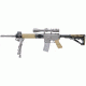 HOGUE AR15/M16 Kit, Finger Groove Beavertail Grip, Rifle Length Forend w/ Accessories and OverMold Collapsible Buttstock, Includes Mil-Spec Buffer Tube and Hardware, Flat Dark Earth 15378