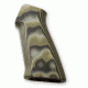 HOGUE AR15 / M16 No Finger Groove Smooth G10, G-Mascus Green 13168