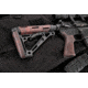 Hogue AR15/M16 Kit, Finger Groove Beavertail Grip and OverMold Collapsible Buttstock, Fits Comm. Buffer Tube, Red Lava Rubber 15455