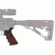 HOGUE AR15/M16 Rubber Grip Beavertail w/ Finger Grooves Red Lava 15421