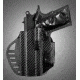 HOGUE ARS Stage 1, Carry Officer Model 1911 Left Hand Holster CF Weave, Black 52943