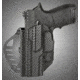 HOGUE ARS Stage 1, Carry Sig Sauer P250 Compact Left Hand Holster CF Weave, Black 52925