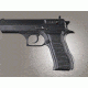 Hogue Baby Eagle .40 / 9mm Jericho &amp; Uzi Eagle Piranha Grip G-10 - Solid Black 76139