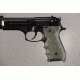Hogue Beretta 92/96 series grip with Finger Grooves OD Green 92001