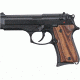 Hogue Kingwood Checkered Grip - Beretta 92 Compact - 93611 