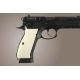 Hogue CZ 75 Smooth Ivory Polymer 75020
