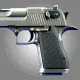 Hogue Desert Eagle Checkered Aluminum - Matte Black Anodized 03170