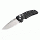 Hogue EX-01 4in Tactical Folder Drop Point Blade Tumble Finish Alum Frame - Matte Black 34150