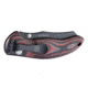 Hogue EX-04 3.5in Folder Wharncliffe Blade Black Finish G-10 Frame - G-Mascus Red Lava 34462