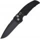 Hogue EX-A01 Automatic Tactical Folding Knife, 3.5in, 154CM Stainless Steel, Black Cerakote Drop Point Blade, G-Mascus Black G10 Handle, 34139