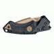 Hogue EX-A05 Sig Emperor Scorpion Automatic Folding Knife, 3.5in, Spear Point Blade, FDE PVD Finish, Black Aluminum/G10 Frame, 36530