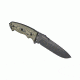 Hogue EX-F01 Fixed Blade Knife w/ 5.5in Drop Point Blade &amp; G-10 G-Mascus Green Handle