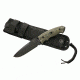 Hogue EX-F01 Fixed Blade Knife w/ 5.5in Drop Point Blade &amp; G-10 G-Mascus Green Handle