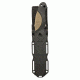 Hogue EX-F02 4.5in Fixed Clip Point Blade Tumbled Finish Auto Retention Sheath Black,Rubber OverMolded Frame Dark Earth 35273