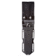 Hogue EX-F02 4.5in Fixed Clip Point Blade Tumbled Finish Auto Retention Sheath Black,Rubber OverMolded Frame Dark Earth 35273