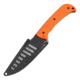 Hogue Extrak XL Fixed Blade Knife, 3.9 in Blade, CPM M4, Plain, Blaze Orange, 35850