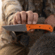 Hogue Extrak XL Fixed Blade Knife, 3.9 in Blade, CPM M4, Plain, Blaze Orange, 35850