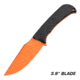 Hogue Extrak XL Fixed Blade Knife, 3.9 in Blade, CPM M4, Plain, Black, 35859