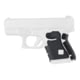 Hogue Glock 26, 27, 33, 39, Wrapter Rubber Adhesive Grip, Block Texture, Small Frame Sub-Compact Generation 3, Black, 18638