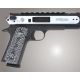 Hogue Govt. G-10 3/16 Thin Piranha Grip G-Mascus Black/Gray 01437-BLKGRY
