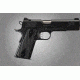 Hogue Govt. G-10 3/16 Thin Piranha Grip Solid Black 01439