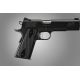 Hogue Govt. G-10 3/16 Thin Piranha Grip Solid Black 01439
