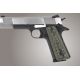 Hogue Govt. G-10 Magrip Kit - Checkered Flat Mainspring G-Mascus OD Green Camo 01258