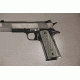 Hogue Govt. Model S&amp;A Mag Well Piranha Grip G-10 - G-Mascus Green 45128