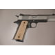 Hogue Govt. Model S&amp;A Mag Well Piranha Grip G-10 - G-Mascus Tan 45127-TAN