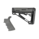 Hogue AR15/M16 Kit, Beavertail Grip and OverMold Collapsible Buttstock, Rifle, Rubber, Slate Grey, 15556