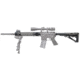 Hogue Grooved Beavertail Grip, Forend w/ Accessories, OverMolded Collapsible Buttstock Kit, AR-15/M-16, Rifle Length, w/ Mil-Spec Buffer Tube and Hardware, Slate Grey, Universal, 15578