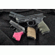 Hogue Handall Hybrid Grip Sleeve, Desert Tan - Springfield XD 9mm / S&amp;W .40 / Sig .357 17303