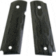 Hogue Handgun Grip, Flames Aluminum, Black - Colt Gov't - 45130