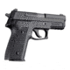 OpticsPlanet Exclusive Hogue Handgun Grip, SIG Sauer P228/ P229, G10, Piranha Pattern, Solid Black, Sig P228/P229, 28139-7SIG