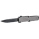 Hogue HK Hadron Automatic Folding Knife, 3.375in, 154CM Stainless, Clip Point Blade, Black PVD, Gray Anodized Aluminum Handle, 54012H