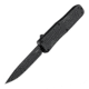 Hogue HK Hadron Automatic Folding Knife, 3.375in, 154CM Stainless, Clip Point Blade, Black PVD, Matte Black Handle, 54010